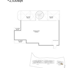 Kingsford Hillview Peak Floor Plan - Penthouse Type D1PH Upper (sghillviewpeak.com)