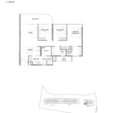 Kingsford Hillview Peak Floor Plan - Type C3 (sghillviewpeak.com)